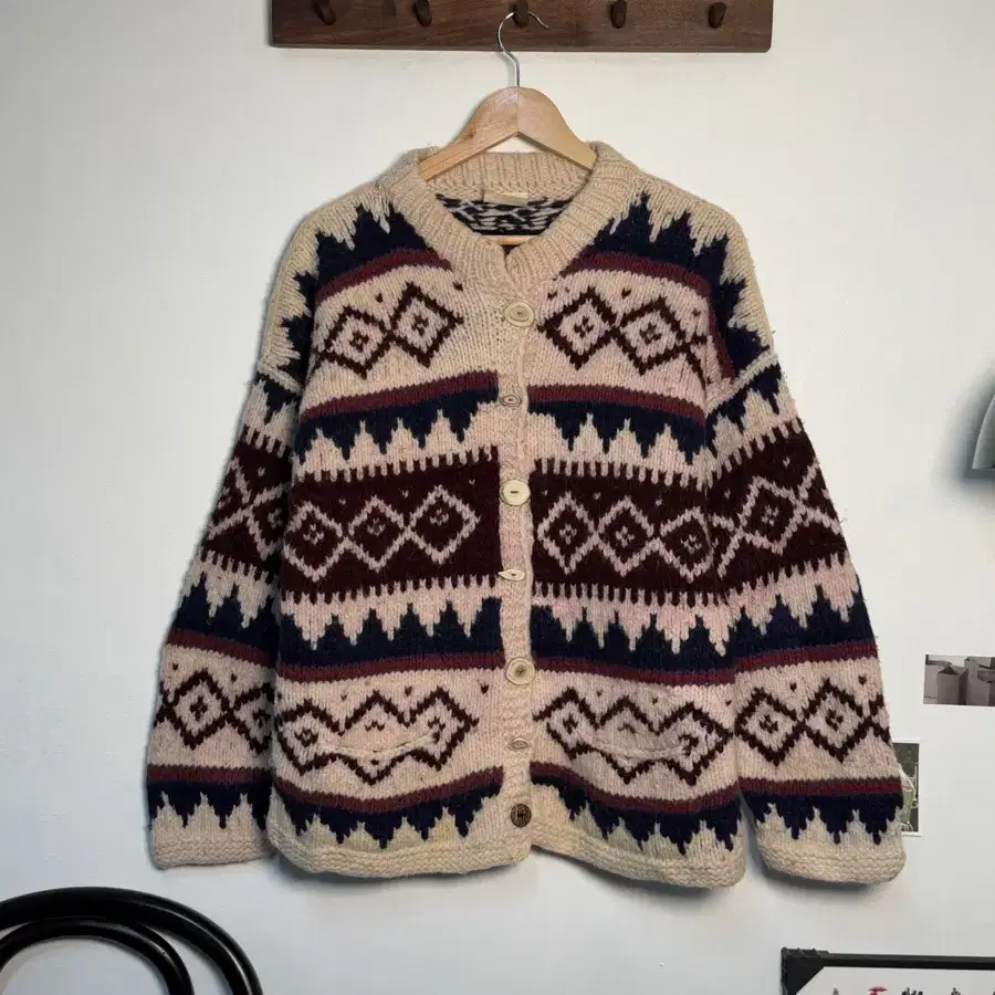 XL/ ECUADOR Hand Cardigan/N60