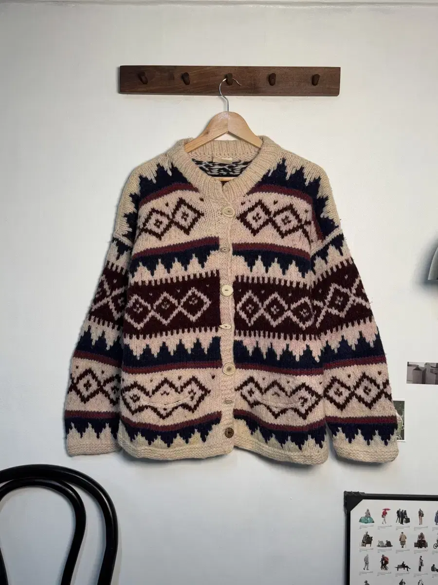 XL/ ECUADOR Hand Cardigan/N60