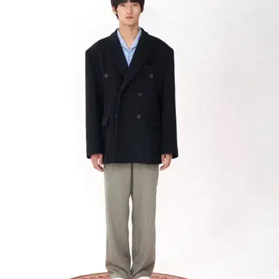 [L] stu office 19fw 더블 블레이저 급처