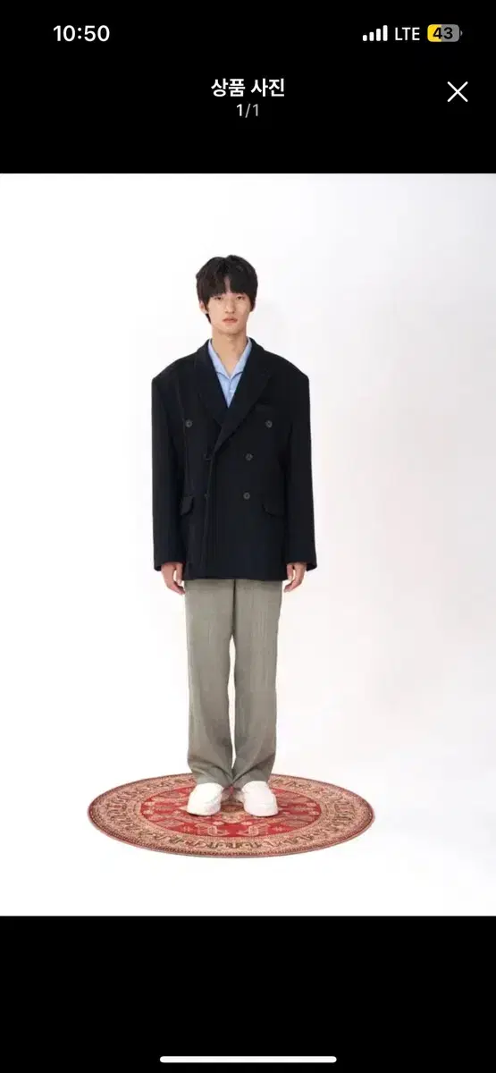 [L] stu office 19fw 더블 블레이저 급처