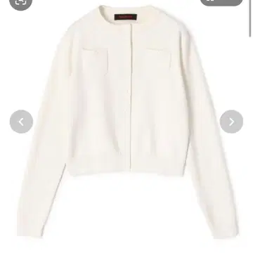 캐번 가디건 화이트