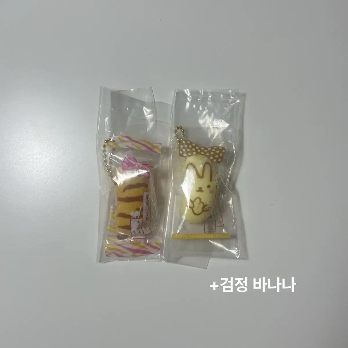 3개 일괄)도쿄바나나 2탄 가챠 키링 갸루 핑크