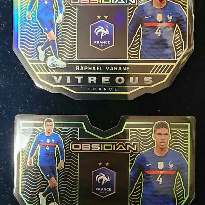 panini obsidian RAPHAEL VARANE 한정카드 2장