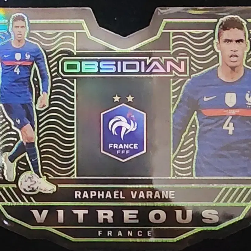 panini obsidian RAPHAEL VARANE 한정카드 2장