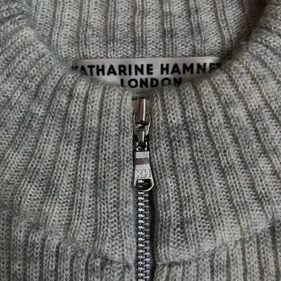 Katharine Hamnett London Mohair Knit Zip