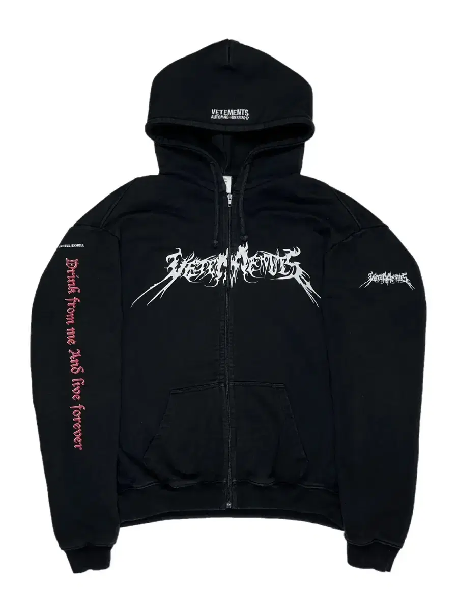 베트멍 VETEMENTS 다크니스 TFD 후드 집업 M사이즈