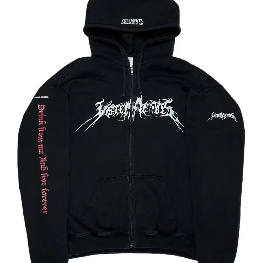 베트멍 VETEMENTS 다크니스 TFD 후드 집업 M사이즈