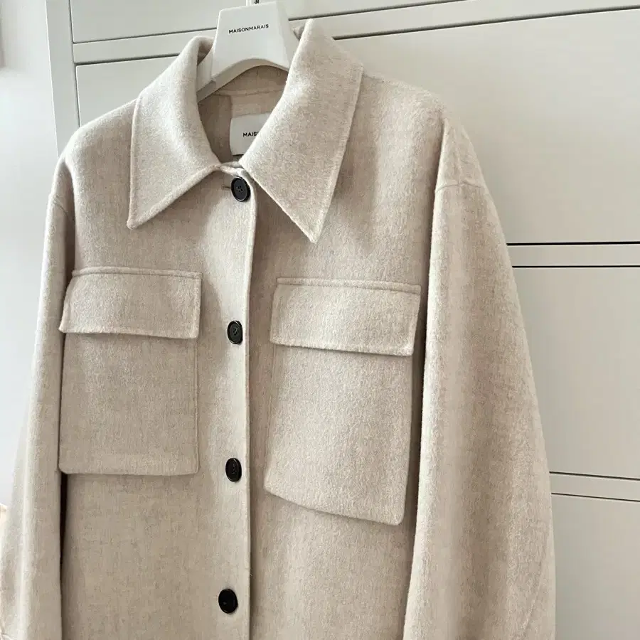 메종마레 handmade 2 pocket coat [IVORY]