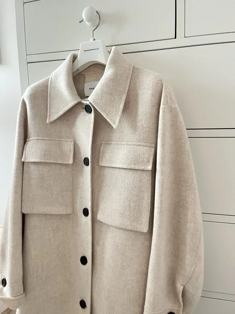 메종마레 handmade 2 pocket coat [IVORY]