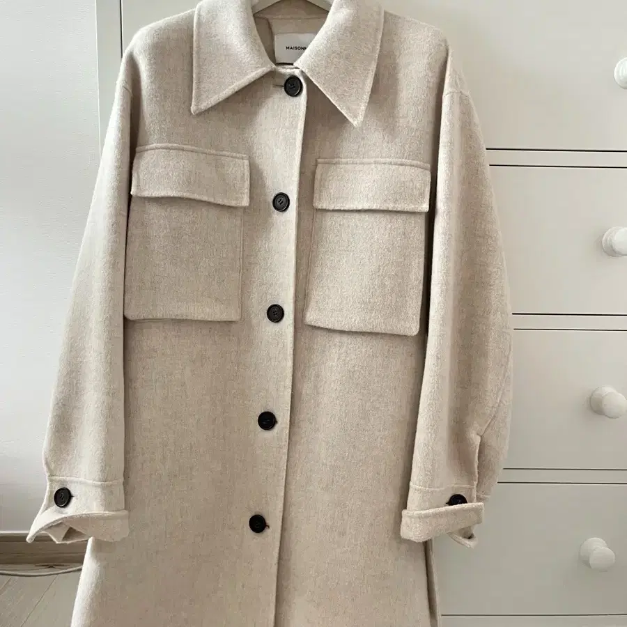 메종마레 handmade 2 pocket coat [IVORY]