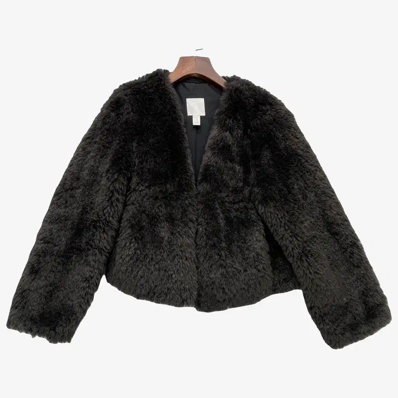 (XS) H&M Fur Coat HB0192