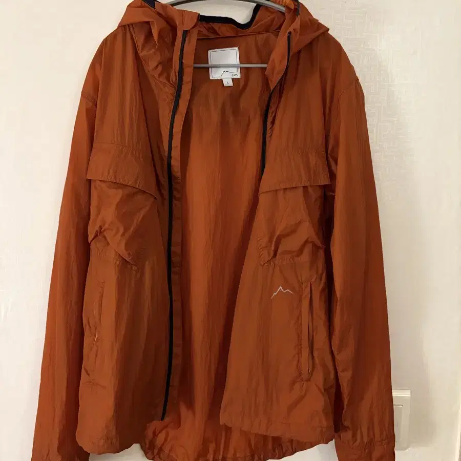 케일 cayl 나일론 워셔자켓 오렌지 nylon washer jacket