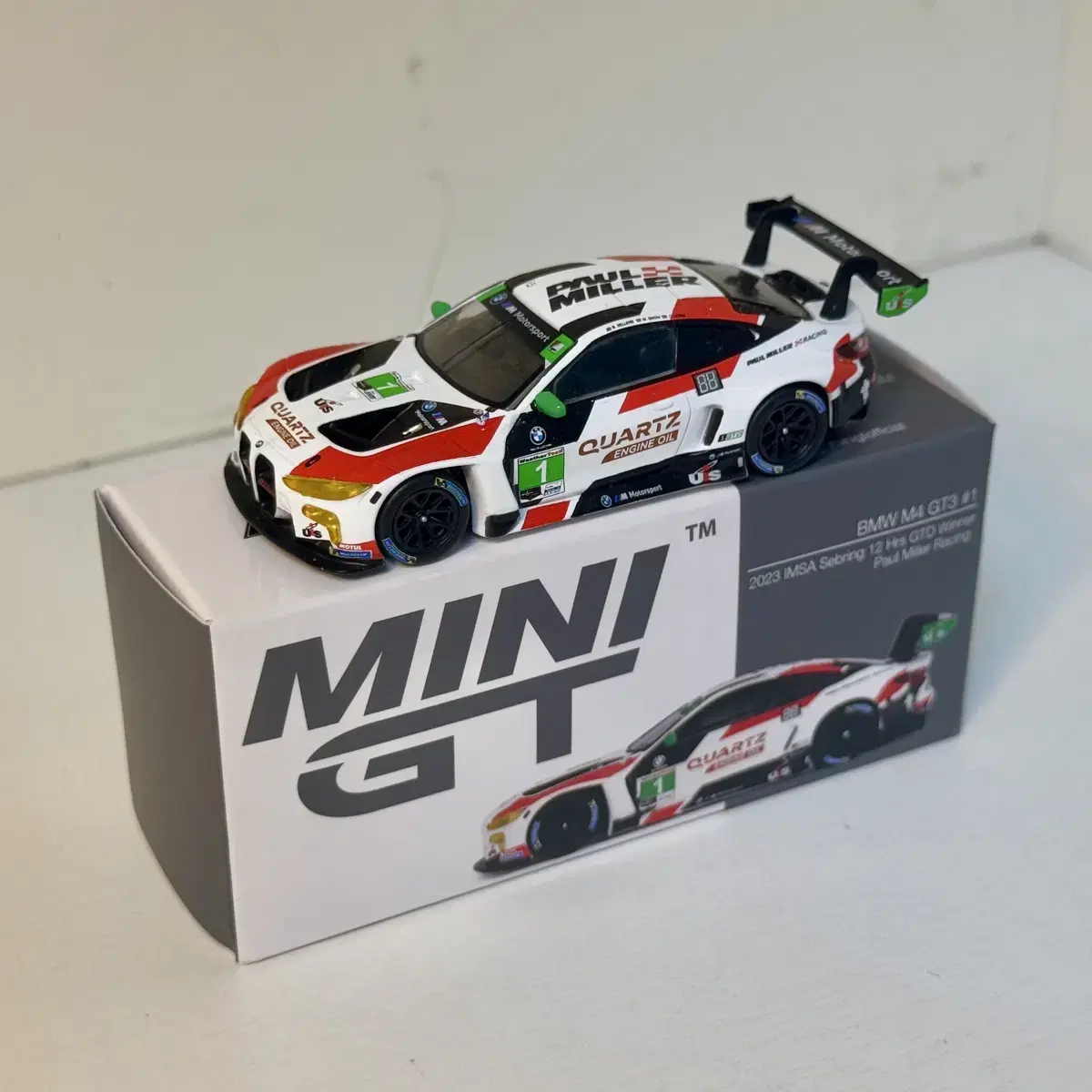 미니지티 No.640 BMW M4 GT3 레이싱 IMSA 2023 세브링