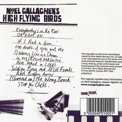 Noel Gallagher's High Flying(CD)영국반초판민트급