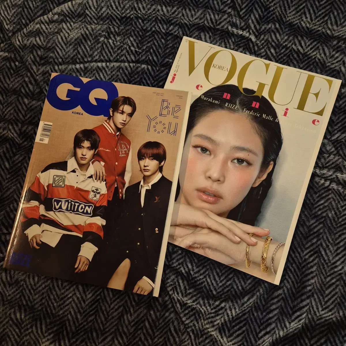 GQ VOGUE 라이즈 잡지