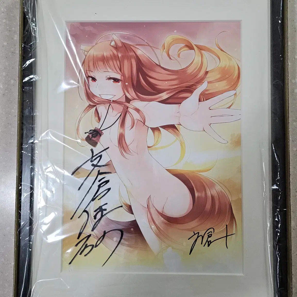 Super Rare) Wolf and Spice 10th Anniversary Limited Edition with Original  Painting Signed by the Artist on Bunjang Global Site., image size:1153x1153