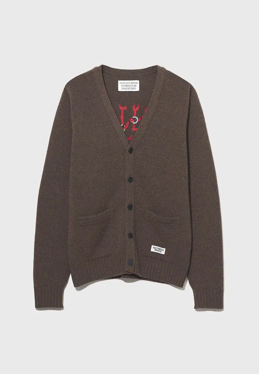 WACKO MARIA knit cardigan