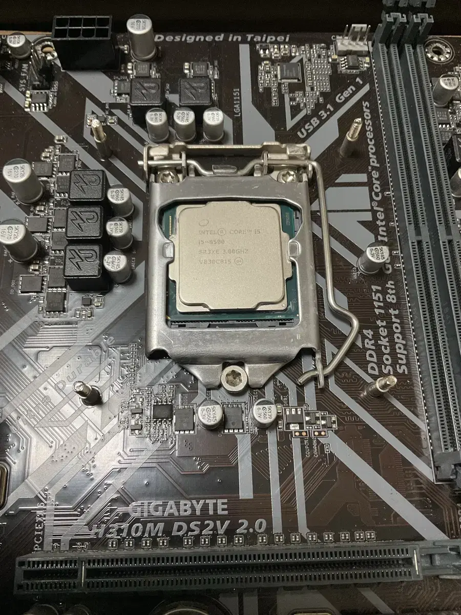 i5-8500, H310M 메인보드