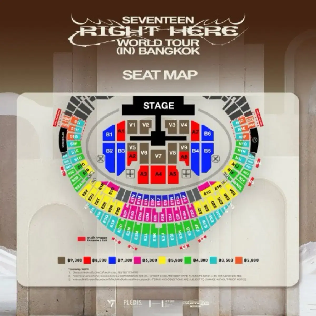 Seventeen seventeen right here WTS Bangkok Concert