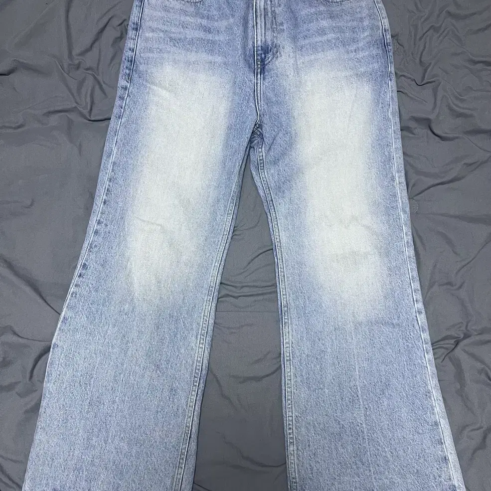 [M] 노이스 WASHED FLARED JEANS - BLUE