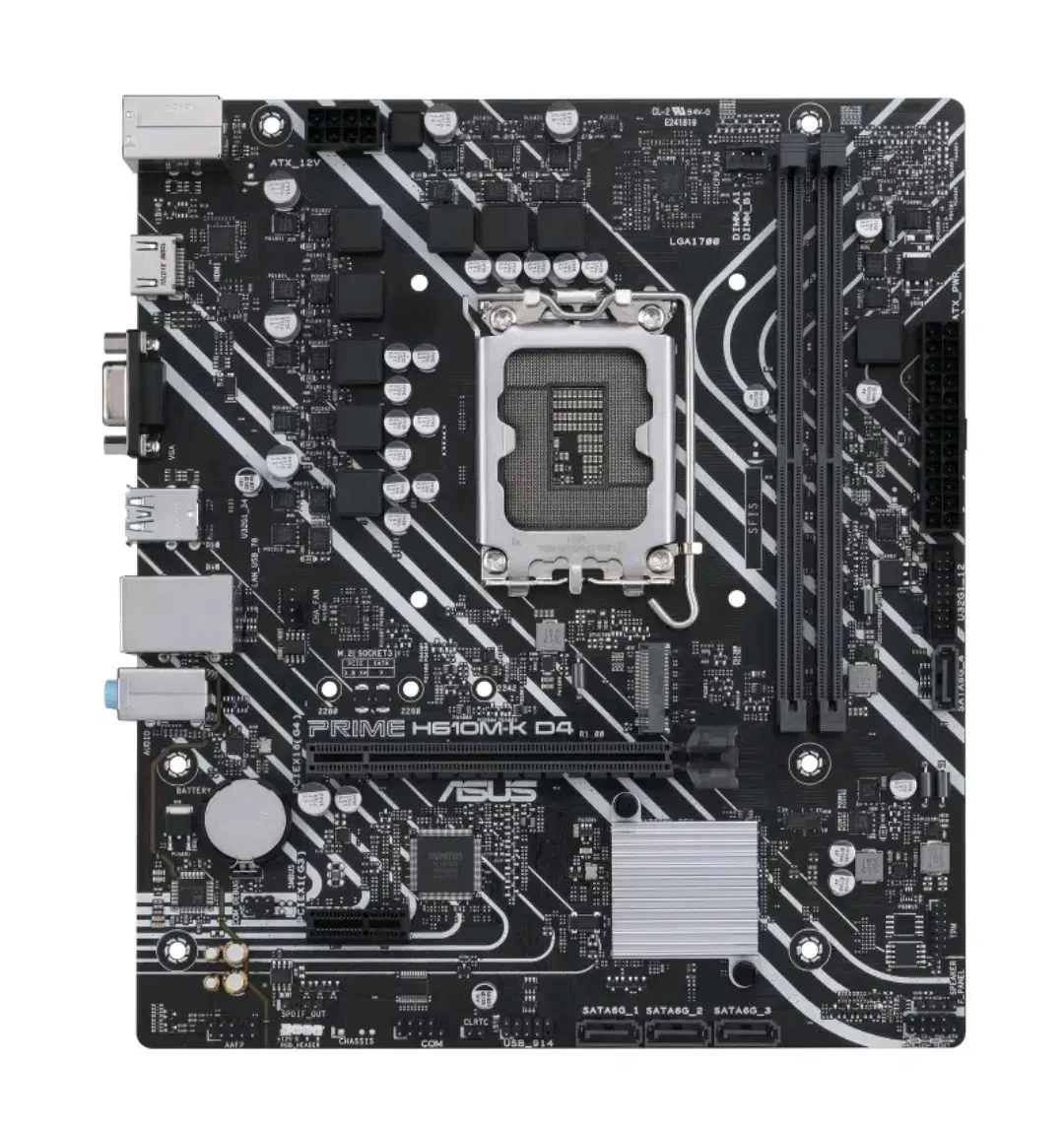 [새거] asus PRIME H610M-K D4 12/13세대 메인보드