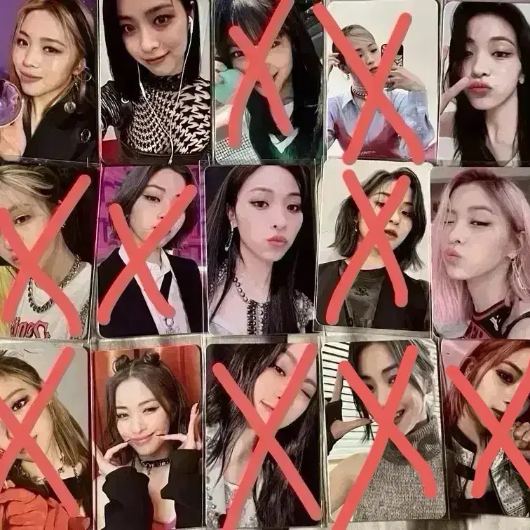 있지 포카 양도 예지리아류진채령유나 itzy 포토카드