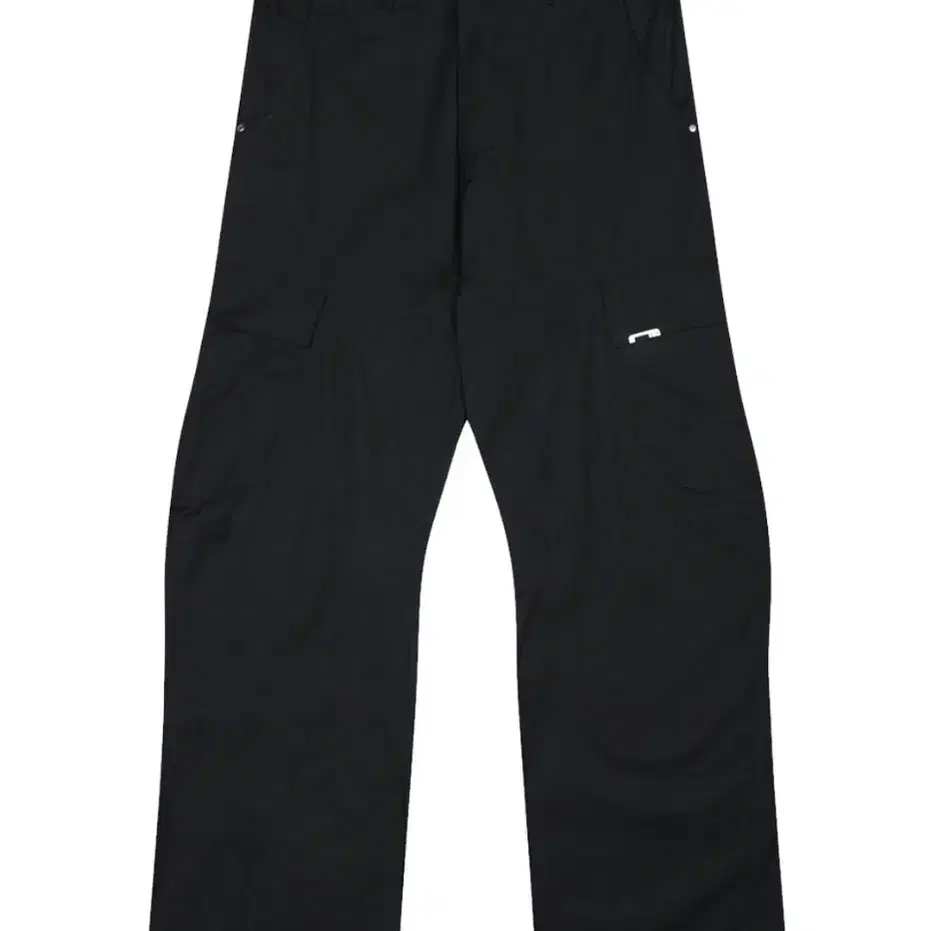 CURVED CARGO TROUSER [BLACK]