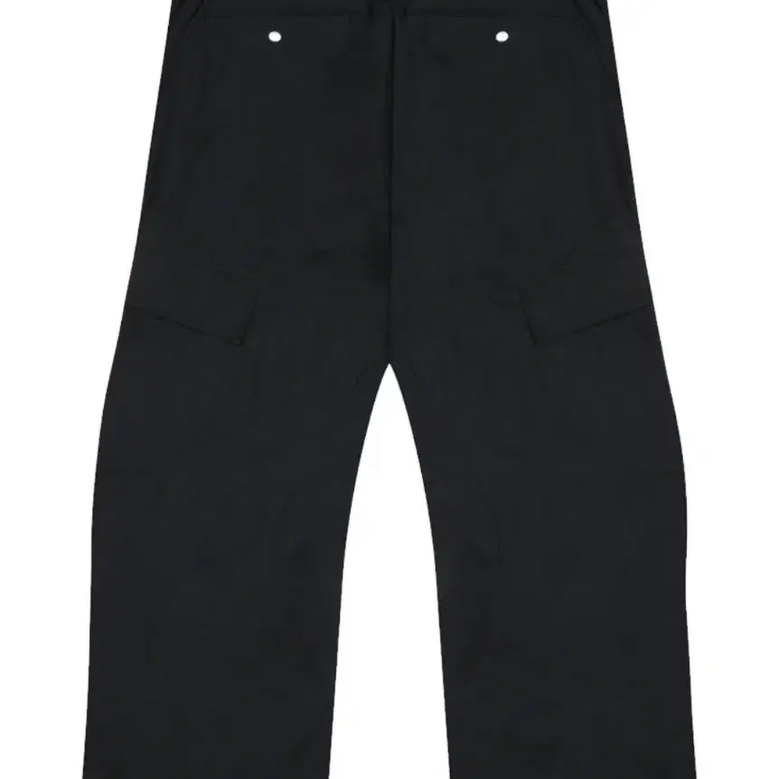 CURVED CARGO TROUSER [BLACK]