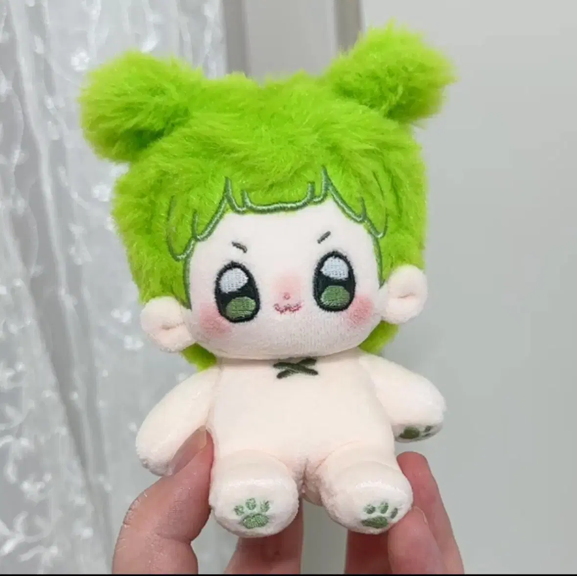 무속성 완두꽁하무 10cm 솜인형 뼈깅