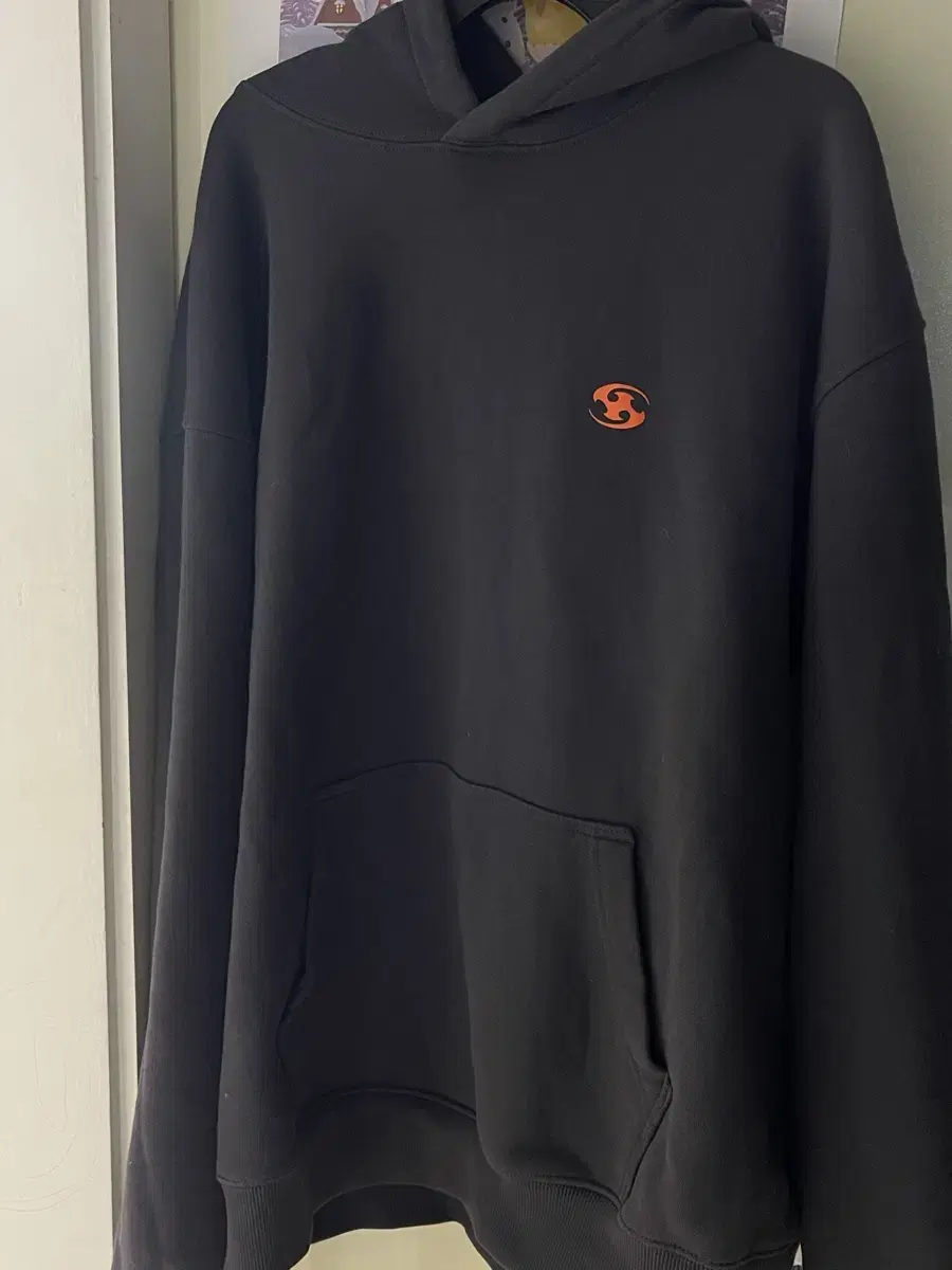 산산기어 후드티 Logo Hoodie Charcoal - 24SS