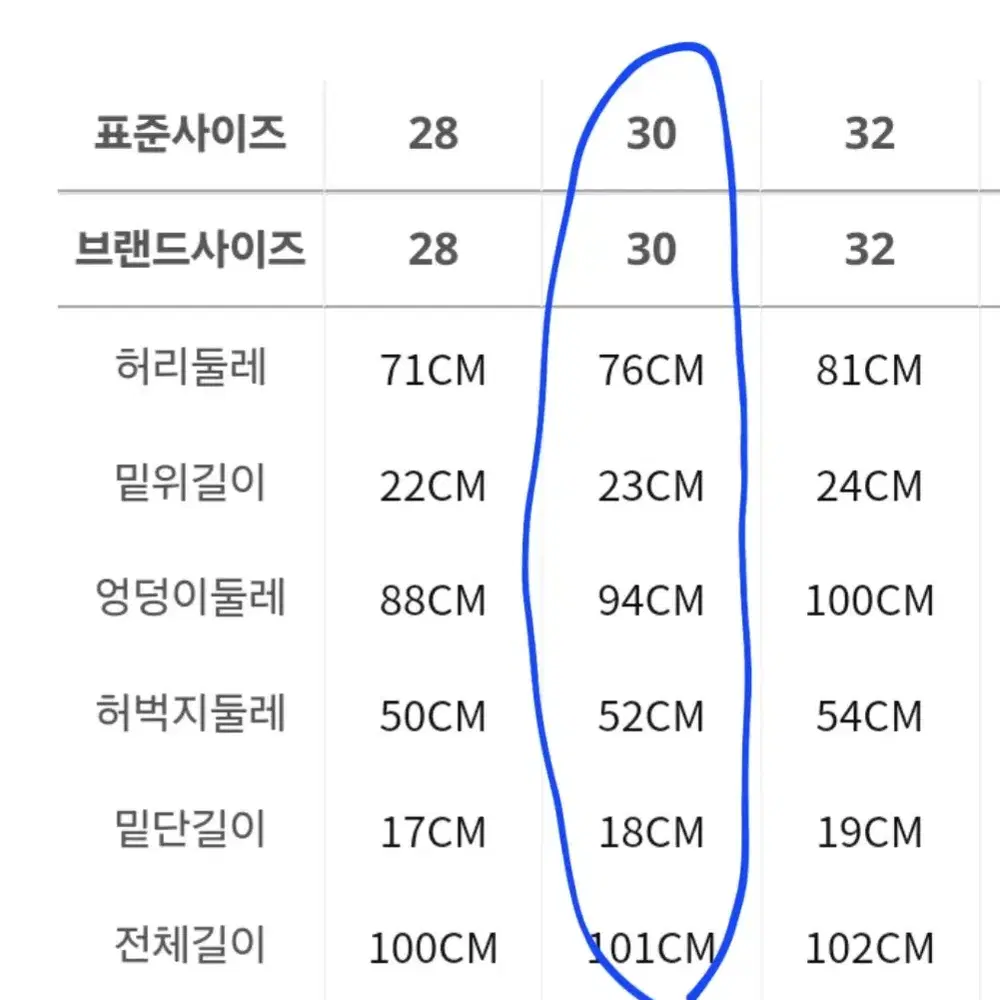 뱅뱅 스판 청바지 30