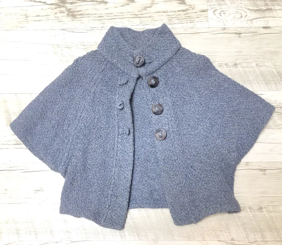 빈티지 가디건 Vintage blue knitted cardigan