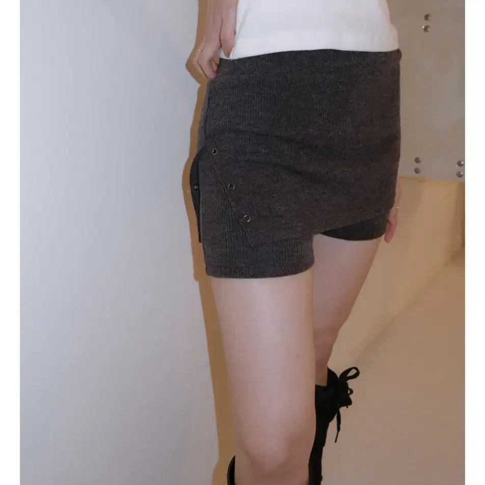 비삼샵 아일렛 스커트 쇼츠 eyelet skirt shorts