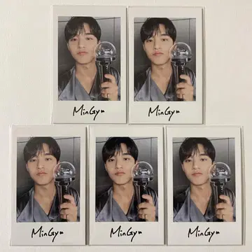 세븐틴 민규 RIGHT HERE 인스턴트 사진 5장