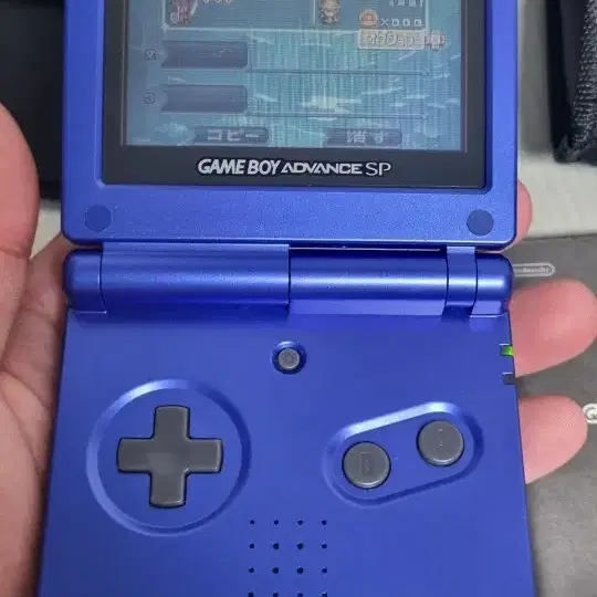 gba sp  블루 순정 + 젤다의 전설 신들의 트라이포스 알팩