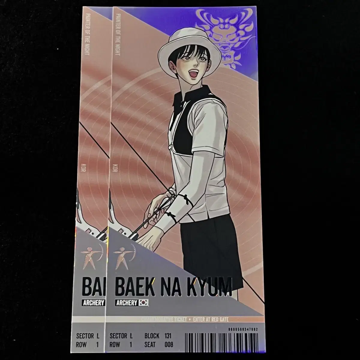 Team Resin Match Ticket Yuha Book Baek Na-gyeom