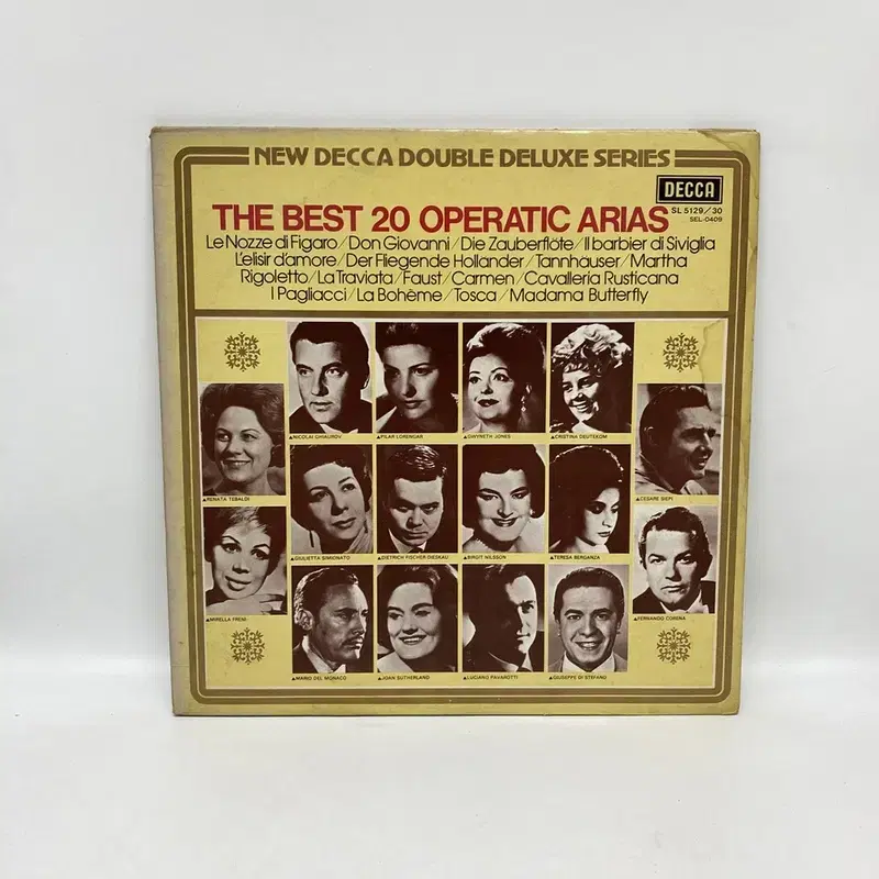 THE BEST 20 OPERATIC ARIAS LP / AA7183