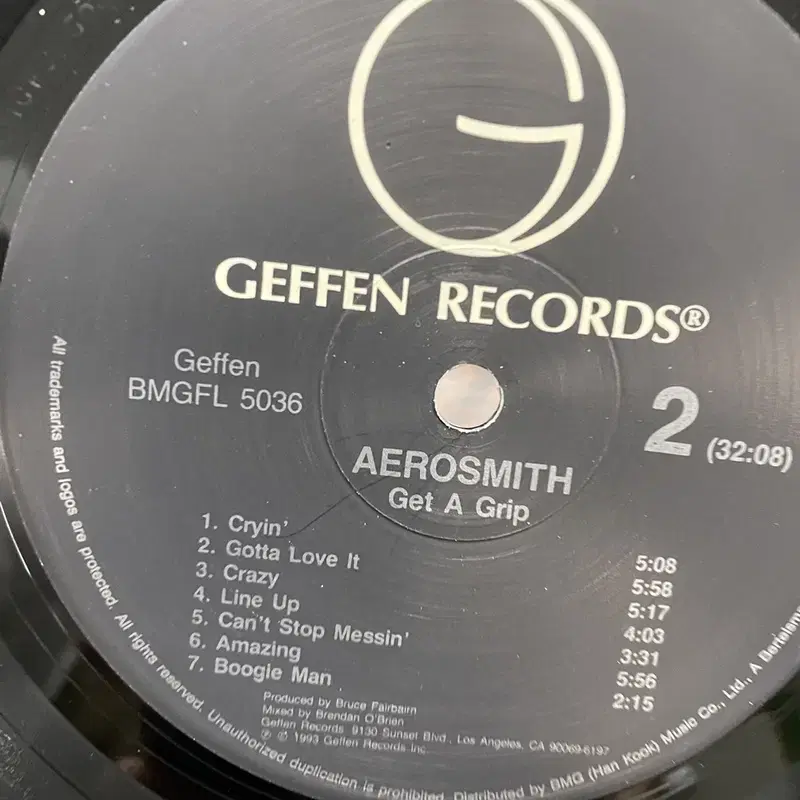 AEROSMITH GET A GRIP   LP / AA7188