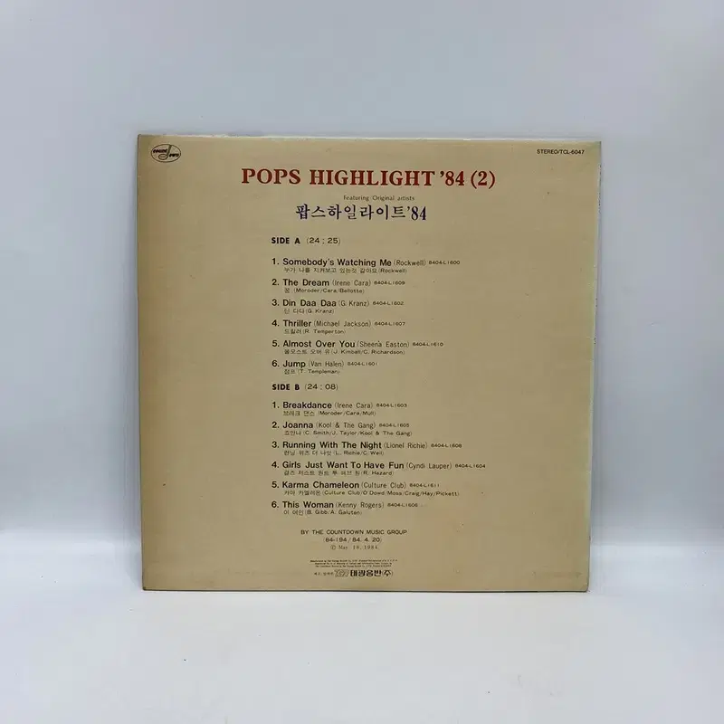 POPS HIGHLIGHT   LP / AA7197