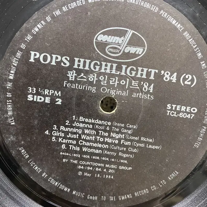 POPS HIGHLIGHT   LP / AA7197