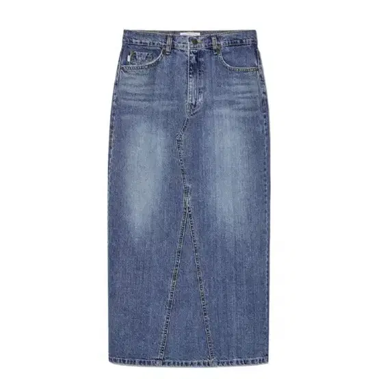 GLOWNY 94 MID RISE LONG DENIM SKIRT