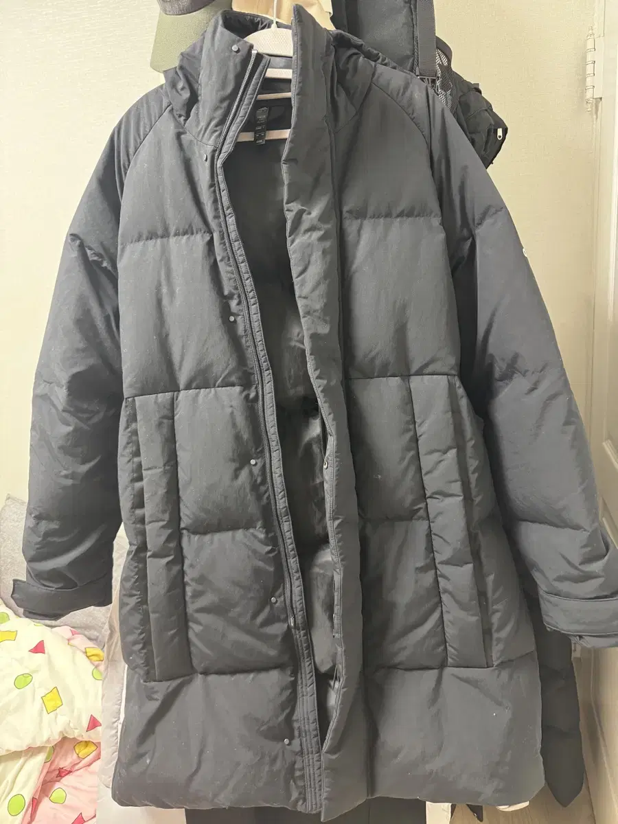 Adidas long down jacket