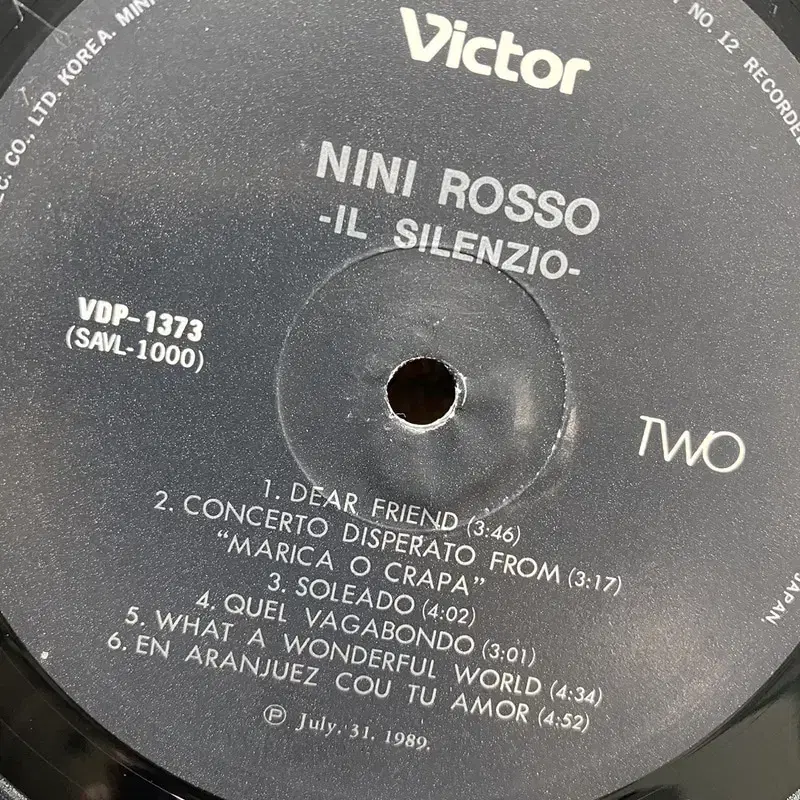 NINI ROSSO LP / AA7216