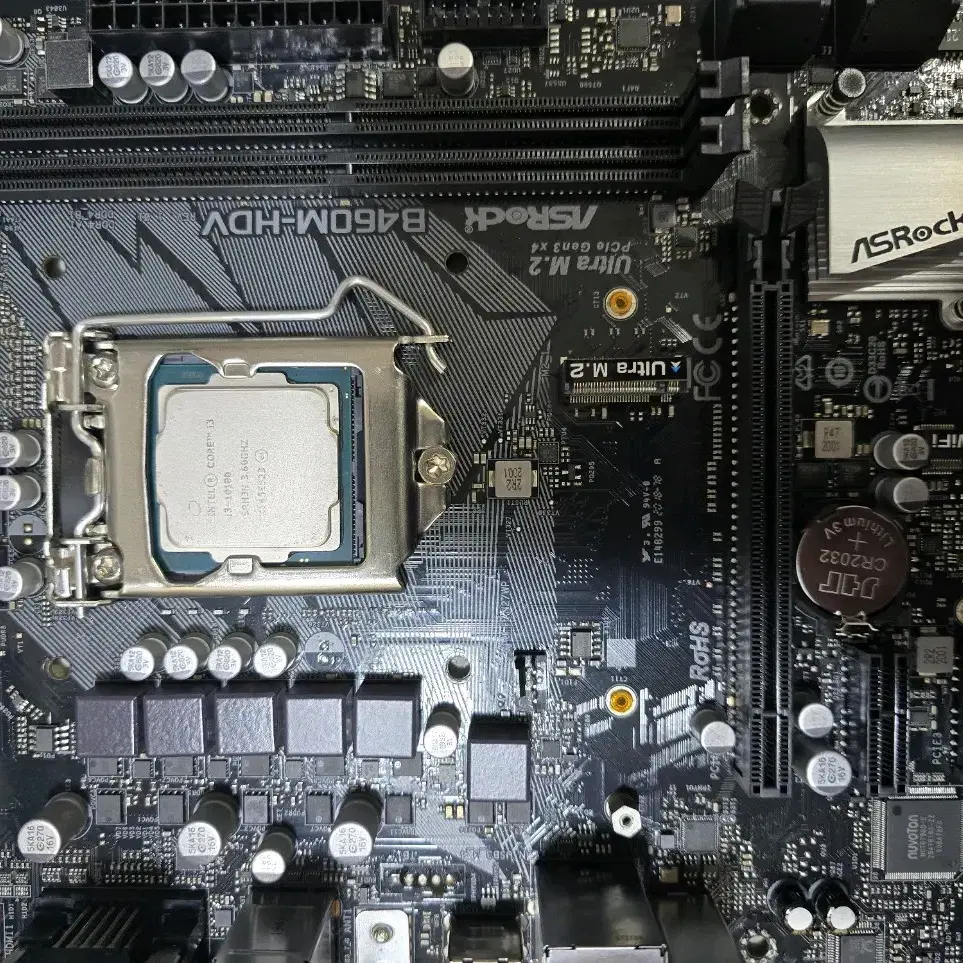 PC부품 CPU I3 10100 + M/B ASROCK B460M