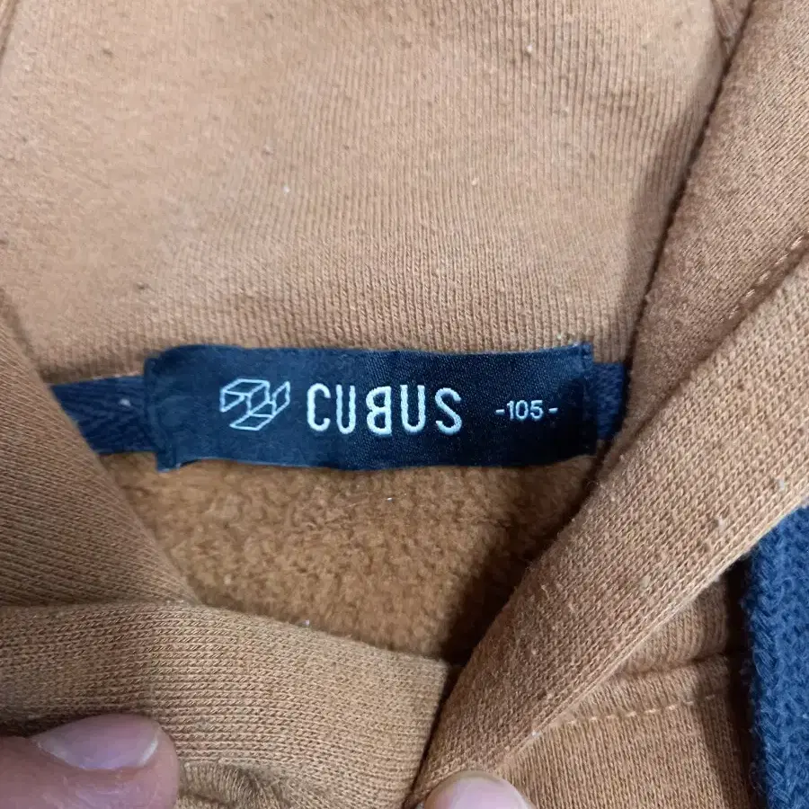 XL105 CUBUS 기모 후드티 브라운 XL-378