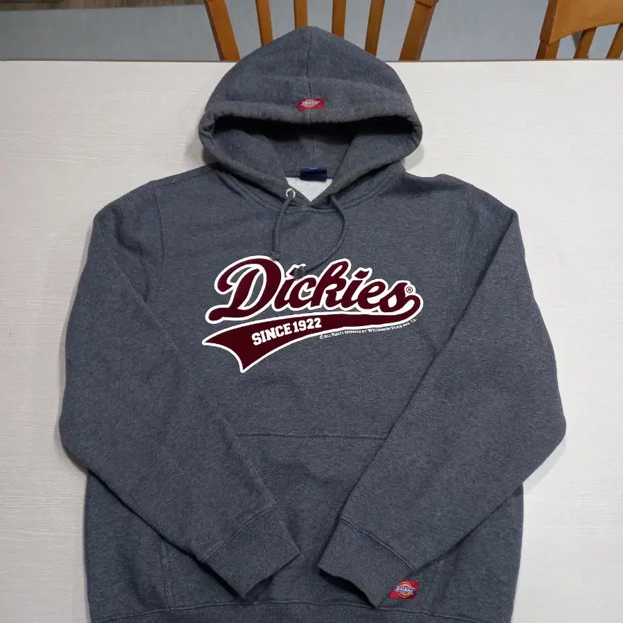 L100-XL105 Dickies 기모 후드티 그레이 L-549