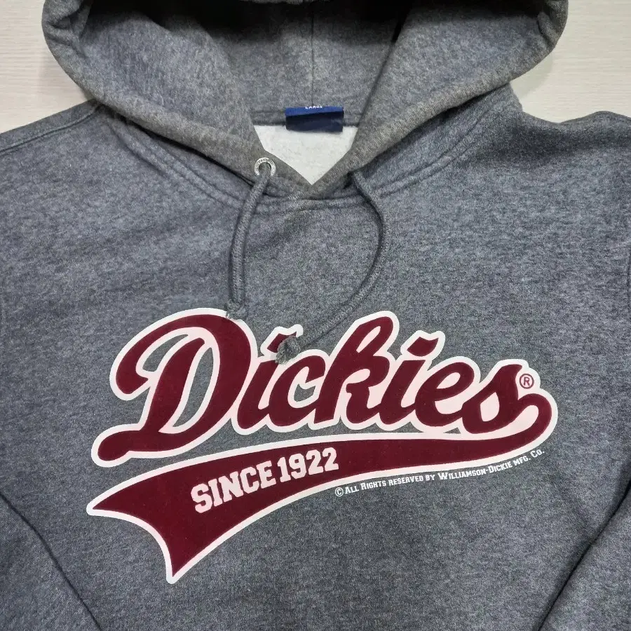 L100-XL105 Dickies 기모 후드티 그레이 L-549