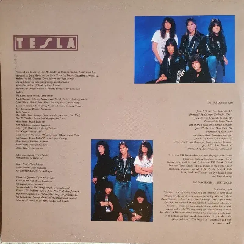 TESLA - FIVE MAN ACOUSTICAL JAM 2LP(GF)