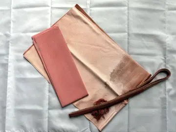 기모노 잡화 오비 장식 천 허리띠 레이어트 카라 핑크 계열