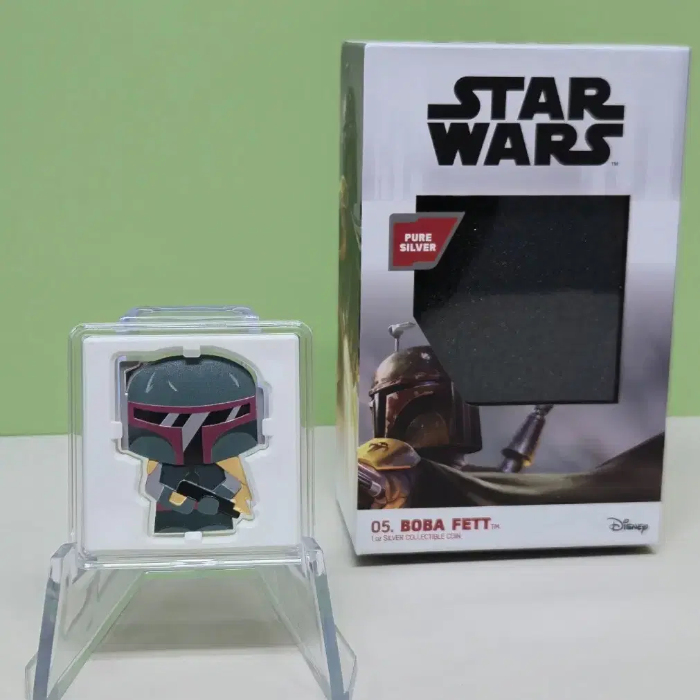 스타워즈 BOBA FETT 1온스 색채 은화